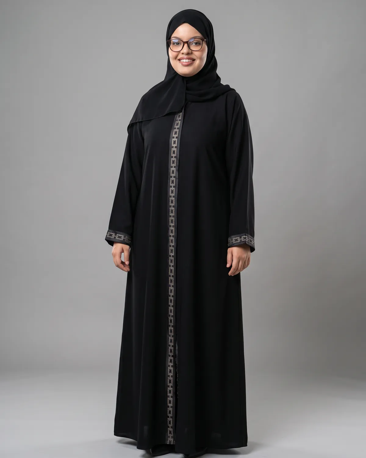 عباية الملكية — أسود